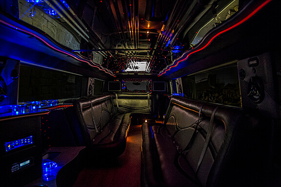 Tacoma limousine inside