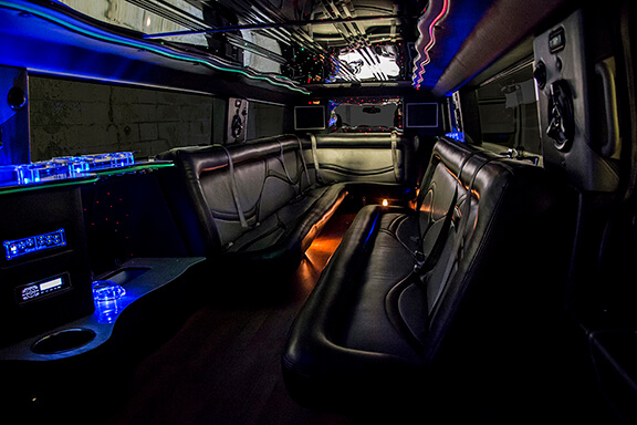 Tacoma limousine inside