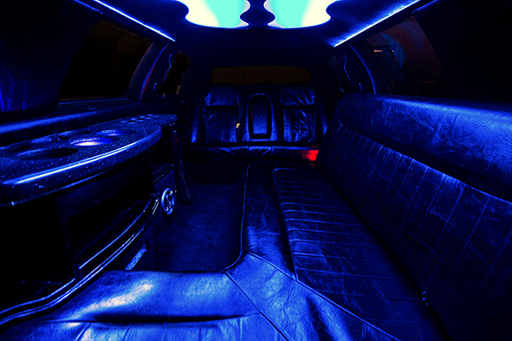 Stretch limos' interior